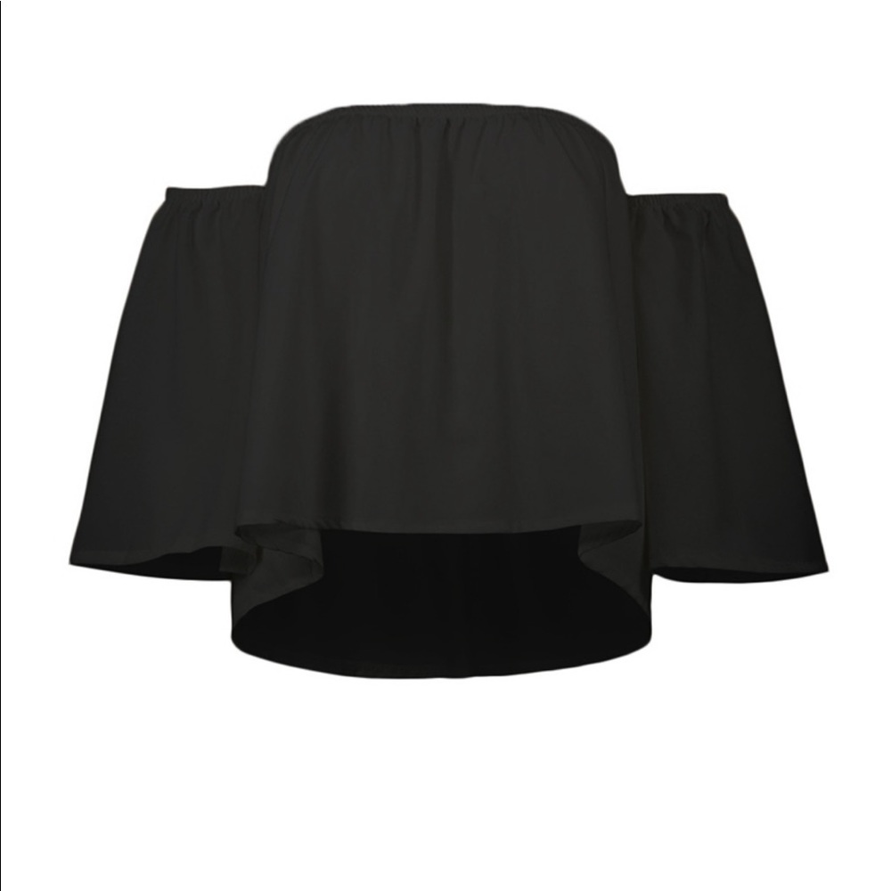LAST‼️ Off-shoulder black top - Picture 5 of 6